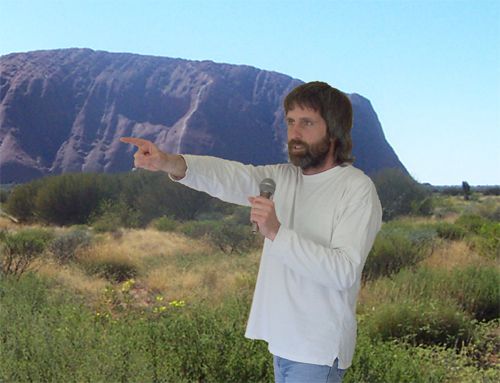 Warren Mars at Uluru